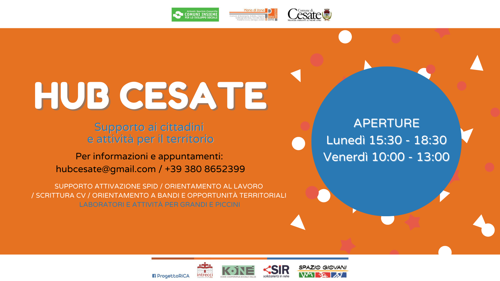 Hub Cesate – le iniziative di Dicembre 2023