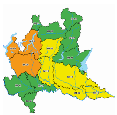 Allerta arancione, rischio idrogeologico e idraulico.