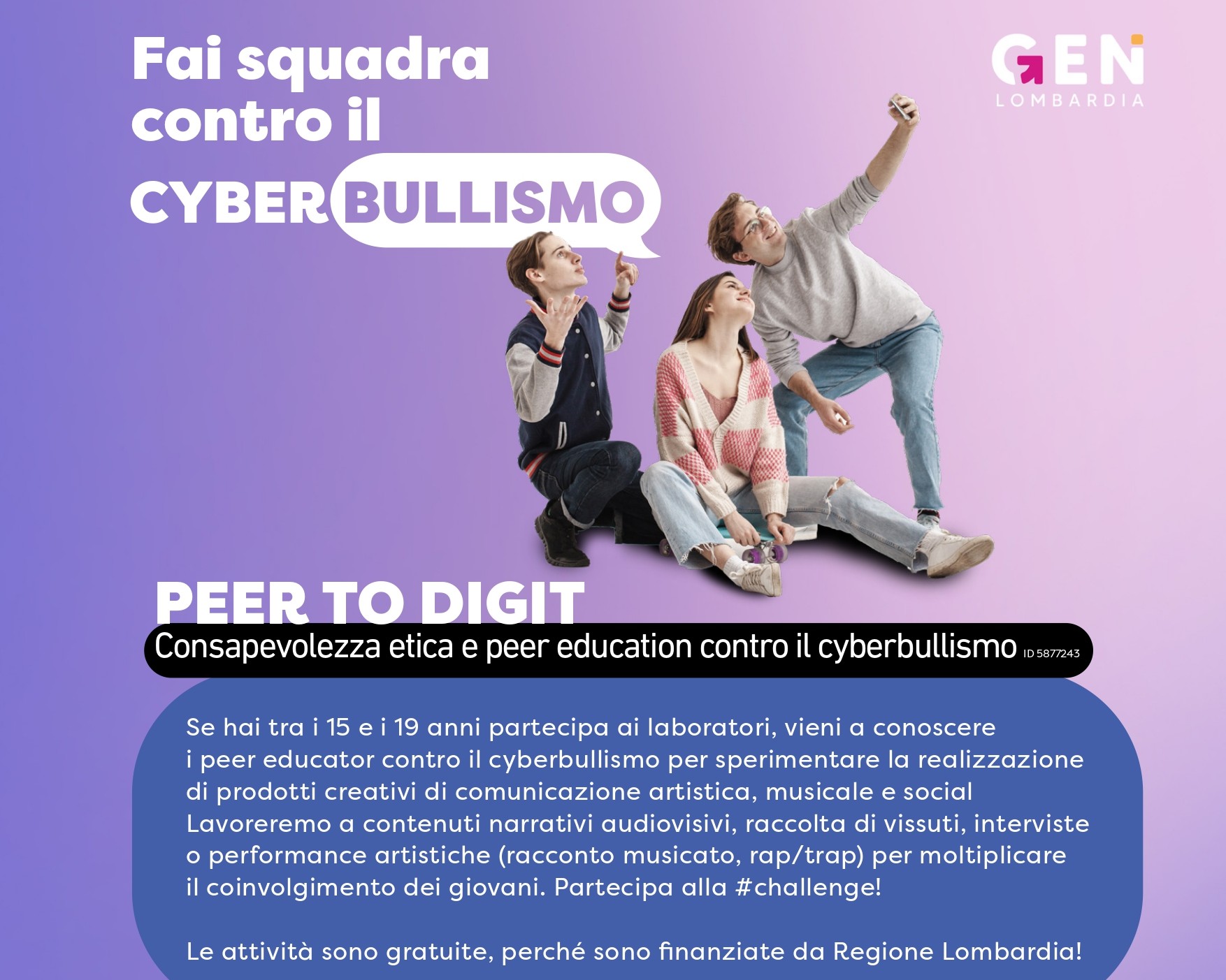 I giovani contro il cyberbullismo